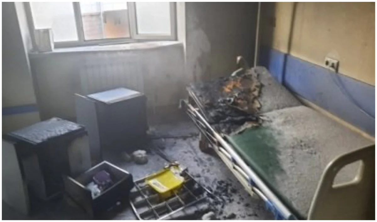 Yerevanda xəstəxanada yanğın olub