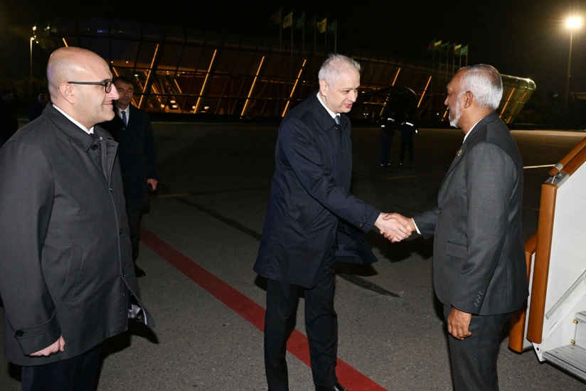 Maldiv Respublikasının Prezidenti Azərbaycana səfərə gəlib