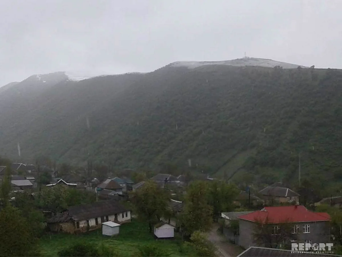 Cəlilabadın yüksək dağ kəndlərinə qar yağır