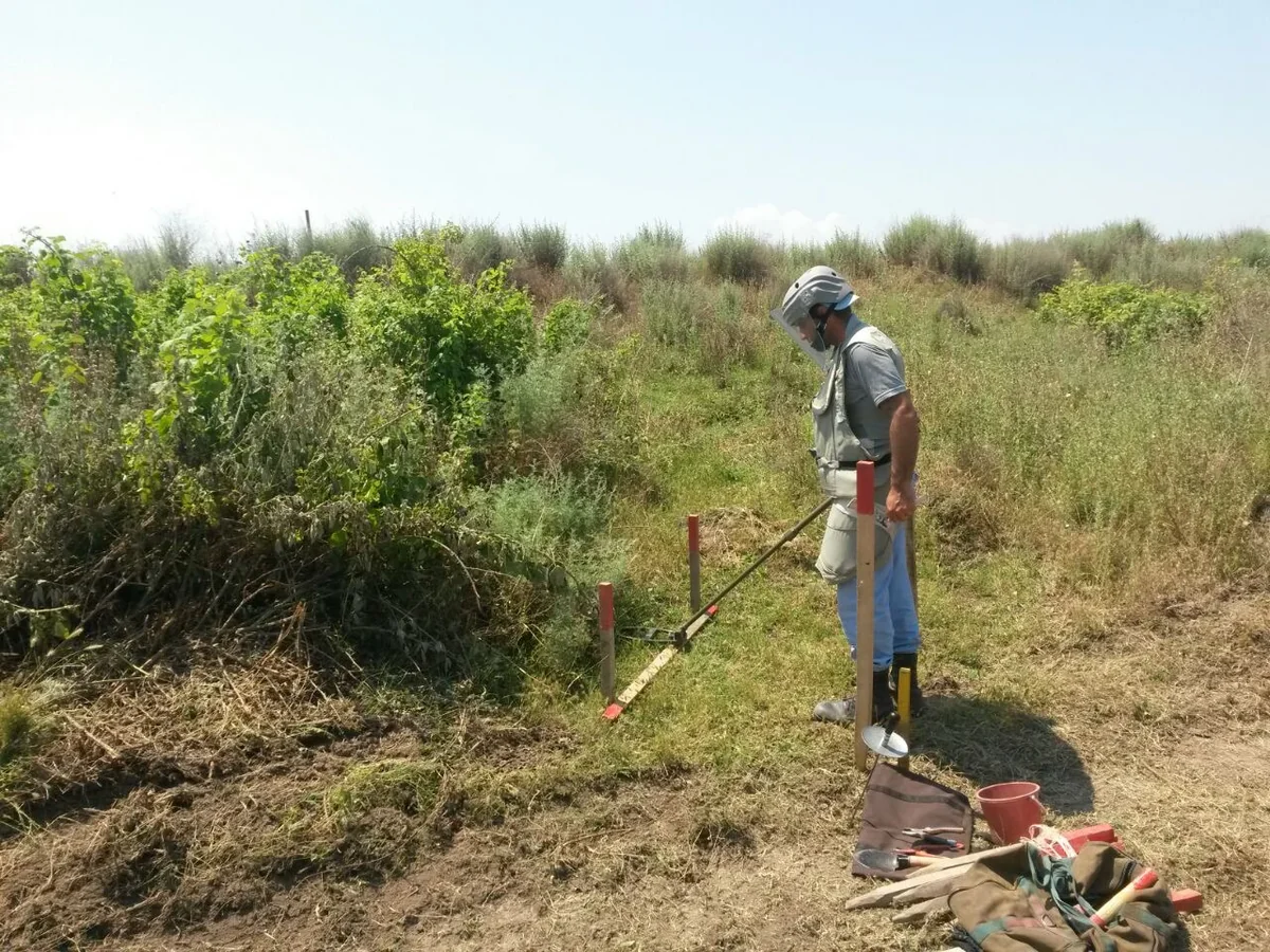 Cocuq Mərcanlıda partlamamış hərbi sursat və 2 ədəd mina aşkar edilib