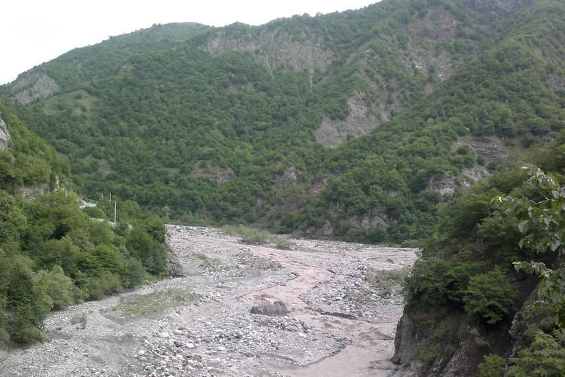 Balakənçaydan sel keçib