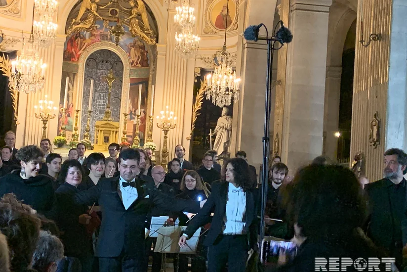 Parisdə azərbaycanlı dirijor Əyyub Quliyevin rəhbərliyi ilə konsert keçirilib - FOTO