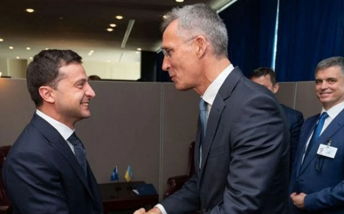 Ukrayna Prezidenti və NATO baş katibi arasında telefon danışığı olub