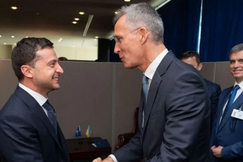 Ukrayna Prezidenti və NATO baş katibi arasında telefon danışığı olub