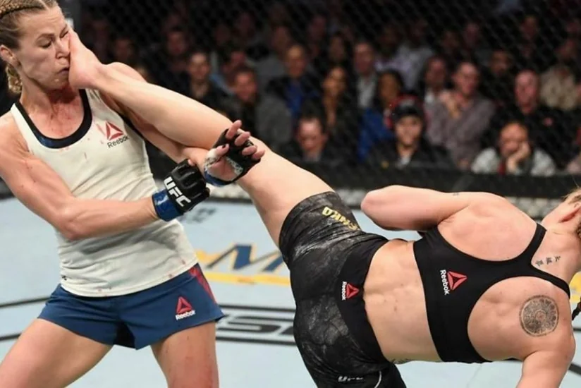 UFC döyüşçüsü erməni qadın rəqibini nokautla məğlub etdi - VİDEO