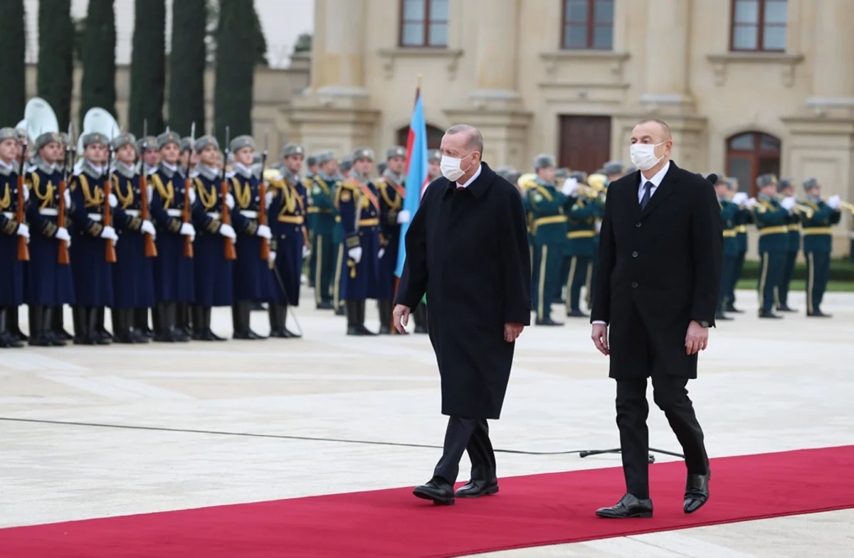 Official welcome ceremony held for Turkish President Recep Tayyip Erdoğan