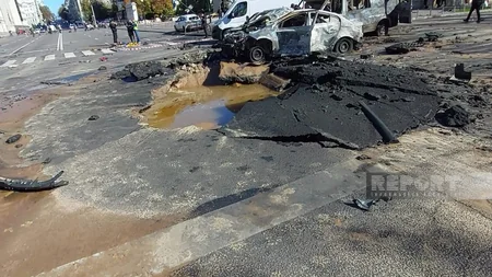 Kyiv after Russian missile attack – PHOTO REPORTAGE 