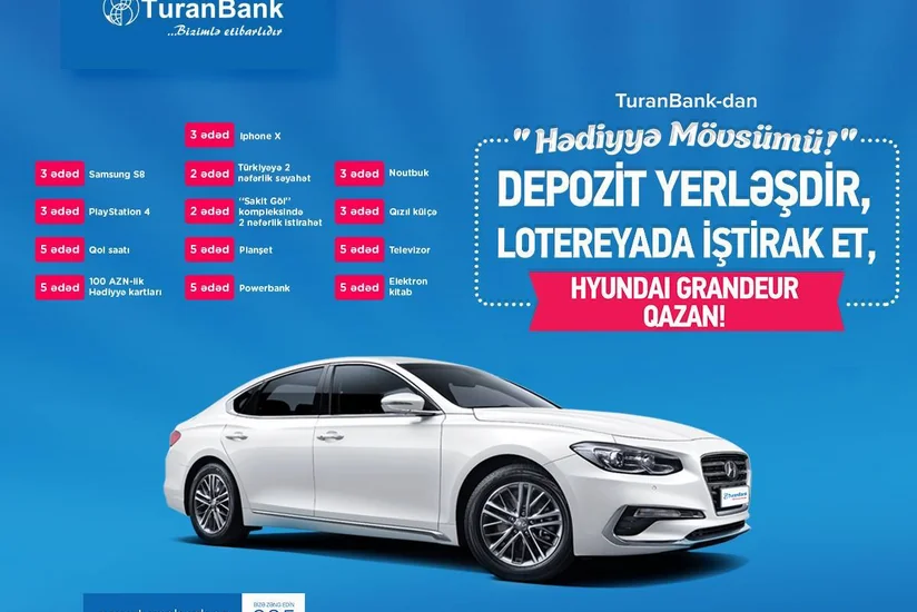 TuranBankın “Hədiyyə Mövsümü!” Stimullaşdırıcı Lotereyasının qalibləri məlum olub
