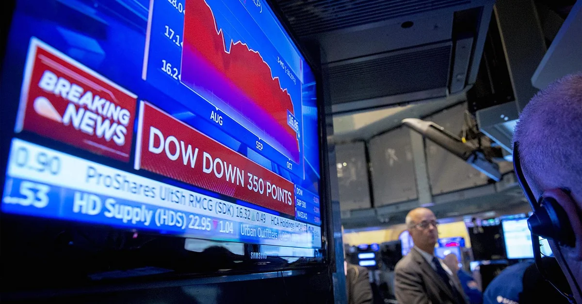 Dow Jones indeksi 300 bəddən çox düşüb
