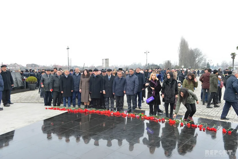 Lənkəranda 20 Yanvar faciəsinin ildönümü qeyd olunub - FOTO