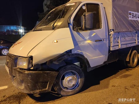 Bakıda yük və minik avtomobilləri toqquşub - FOTO - VİDEO - YENİLƏNİB