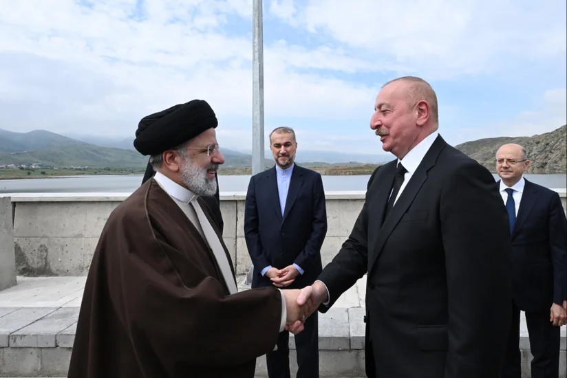 Президент Ильхам Алиев и Президент Сейед Ибрахим Раиси встретились на азербайджано-иранской государственной границе