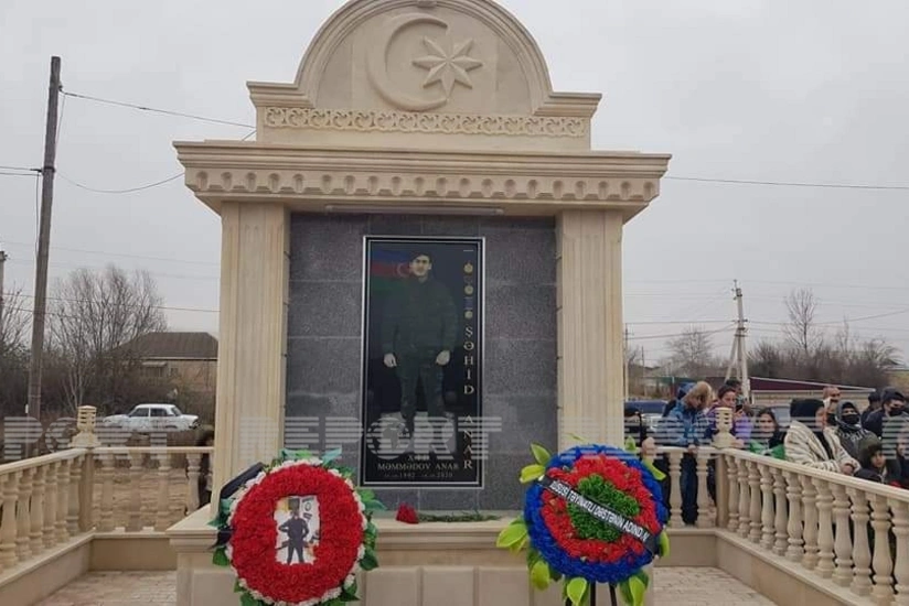 Saatlıda Vətən müharibəsi şəhidinin xatirə bulağı açılıb