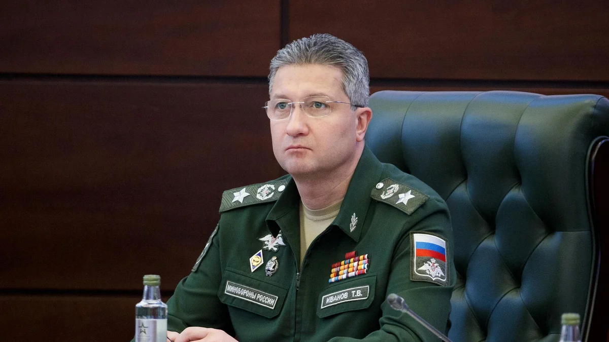 Эквивалент взятки, вменяемой бывшему замминистра обороны РФ, может превысить 1 млрд рублей