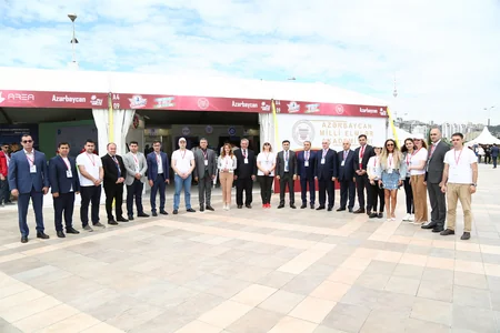Xoşbəxt Yusifzadə TEKNOFEST-Azərbaycanın keçirildiyi əraziyə baş çəkib