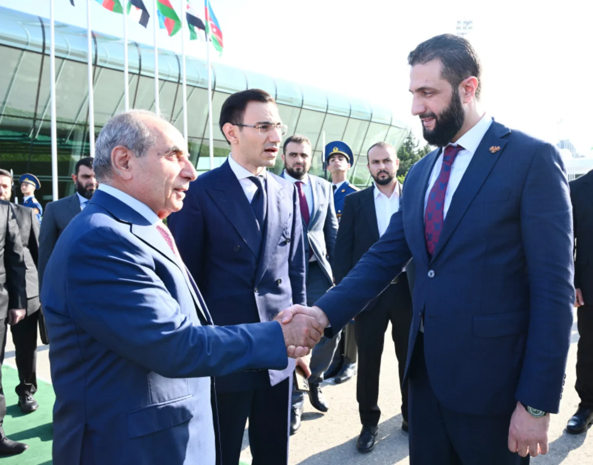 Transitional President of Syria Ahmad Al-Sharaa concludes visit to Azerbaijan