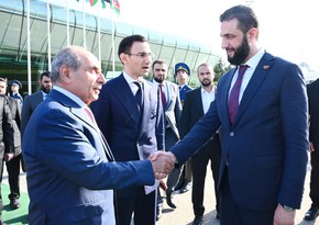 Suriyanın keçid dövrü Prezidenti Əhməd Əl Şaraanın Azərbaycana səfəri başa çatıb