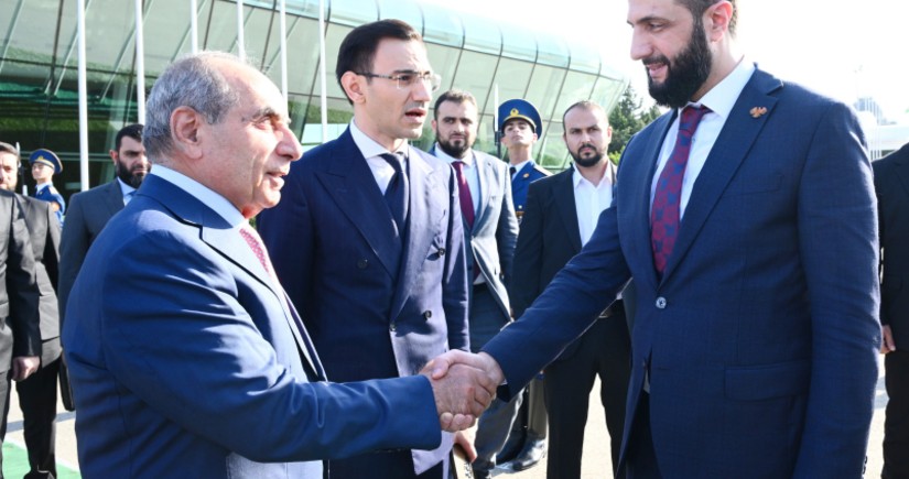 Transitional President of Syria Ahmad Al-Sharaa concludes visit to Azerbaijan