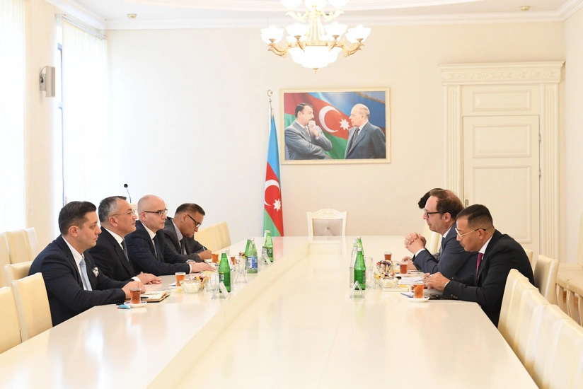 Rovshan Rzayev informs IOM official about ongoing work in Karabakh