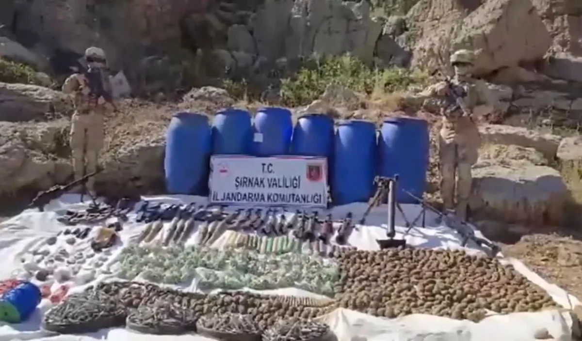 Türkiyədə terrorçuların silah-sursat deposu məhv edilib