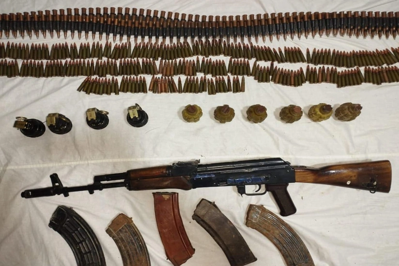 В Геранбое обнаружены оружие и боеприпасы