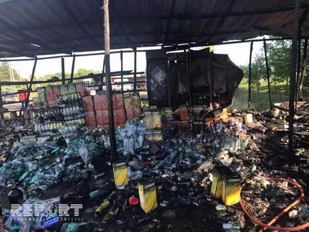 Gürcüstanda azərbaycanlı ticarətçiyə 30 min dollardan çox ziyan dəyib - FOTO