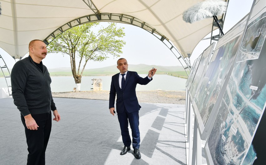 Prezident Daşaltıya gedib, tunellərin tikintisi ilə tanış olub