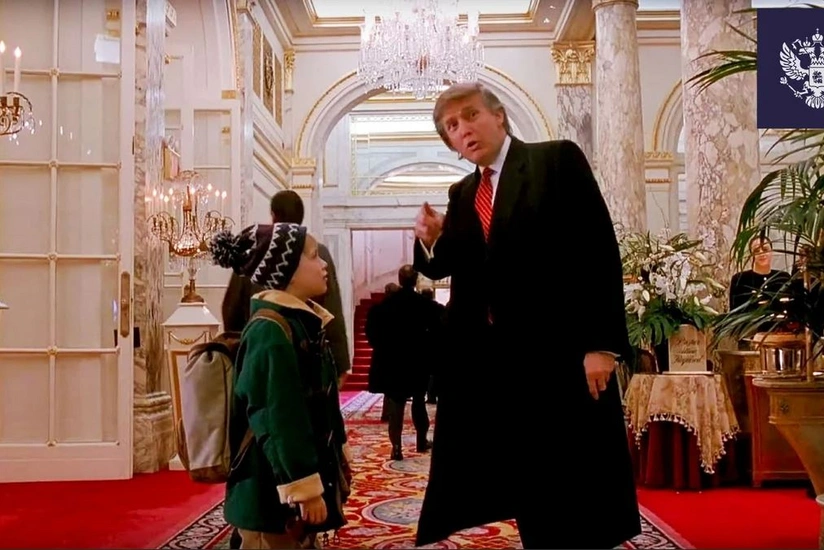 Donald Trampın Evdə tək-2 filmində necə yer alması məlum oldu