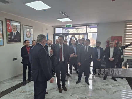 Tovuz şəhər stadionunda inşa olunan əsas korpusun açılışı olub