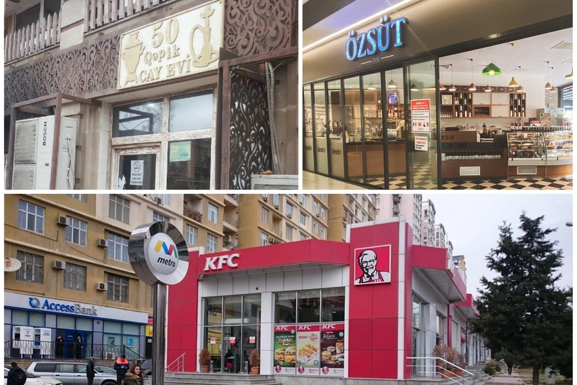 Özsüt, KFC restoranı və 50 qəpik çay evində nöqsanlar aşkarlandı - TAM SİYAHI