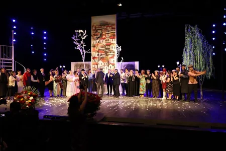 Азербайджанские и грузинские актеры выступили на одной сцене в Гяндже