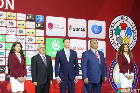 Bakıda cüdo üzrə Böyük Dəbilqə turnirinin açılış mərasimi keçirilib