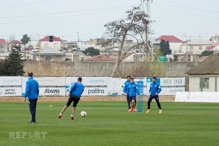 Futbol üzrə Azərbaycan milli komandası Malta ilə oyuna hazırlaşır - FOTOSESSİYA