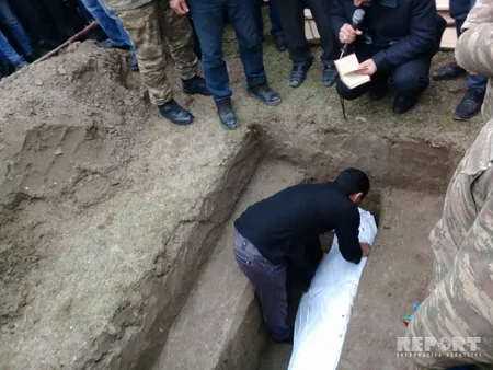 Martyred Azerbaijani soldier buried in Neftchala