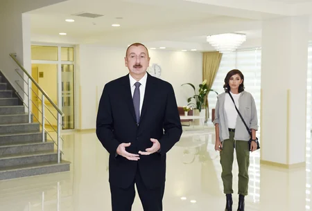 President Ilham Aliyev inaugurates Guba District Central Hospital