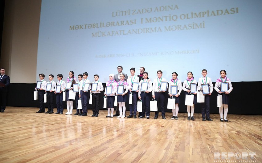 Məntiq Olimpiadasının qalibləri mükafatlandırılıb
