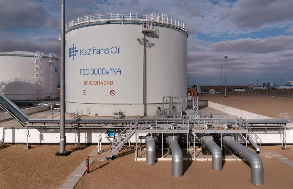 КазТрансОйл увеличил транзит российской нефти  в Китай