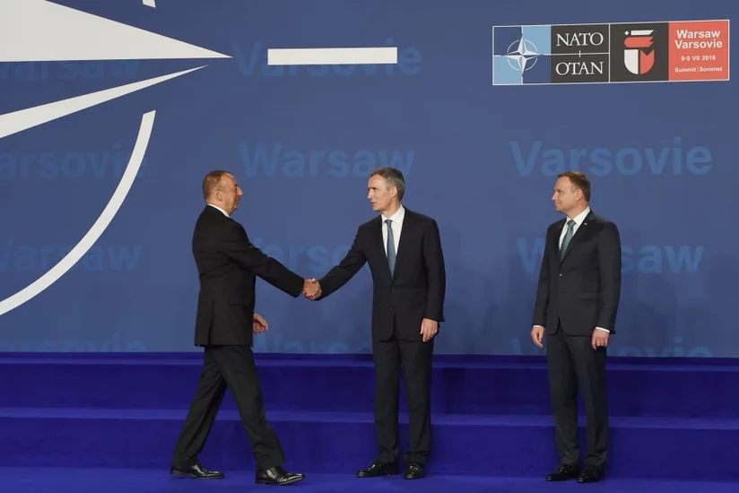 Prezident İlham Əliyev Varşavada NATO-nun Sammitinin açılış mərasimində iştirak edib