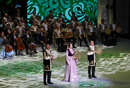 Daşkənddə Azərbaycan və Özbəkistan incəsənət ustalarının birgə qala konserti olub