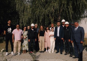 Leyla Aliyeva and Arzu Aliyeva visit Altiaghaj National Park