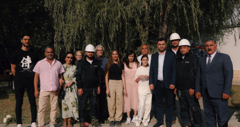 Leyla Aliyeva and Arzu Aliyeva visit Altiaghaj National Park