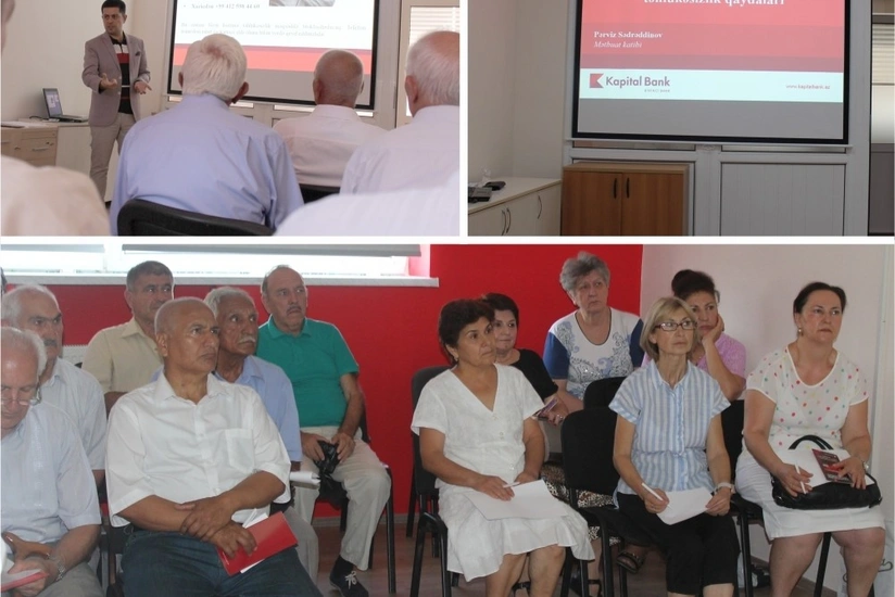 Kapital Bank провел очередной тренинг для пенсионеров