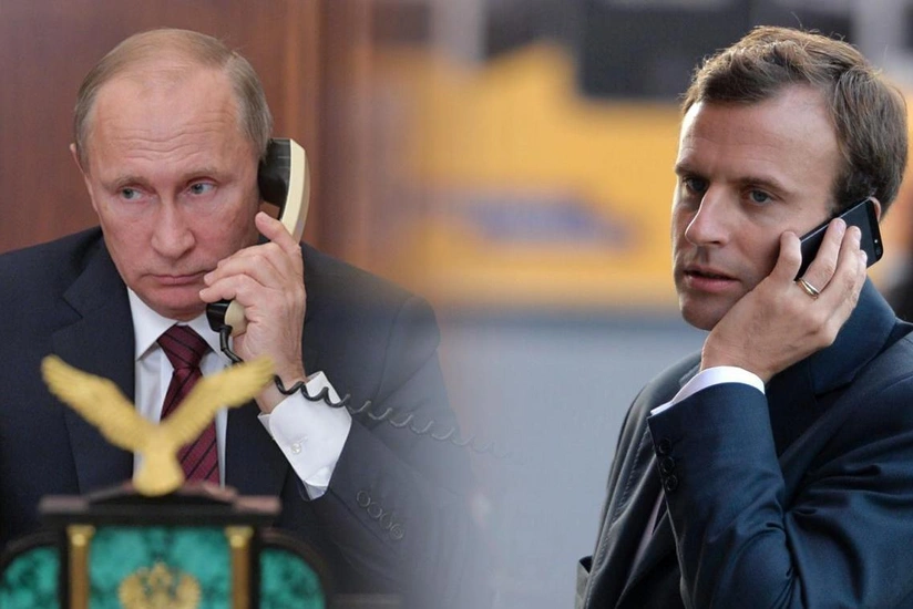 Putin Makronla Qarabağ məsələsini müzakirə edib