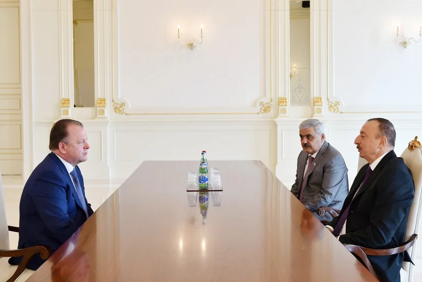 Президент Ильхам Алиев принял президента Международной федерации дзюдо