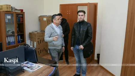 ADA-nın tələbələri “Kaspi” qəzetində olublar