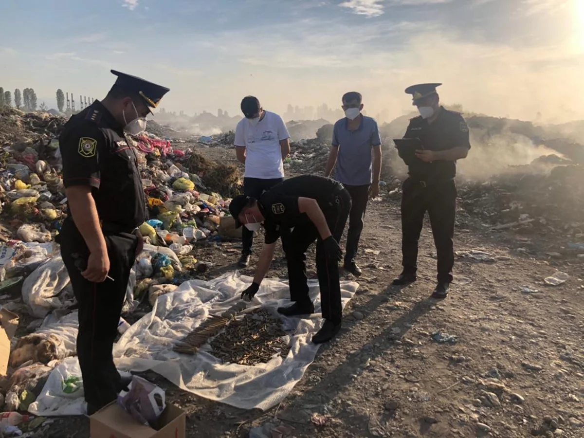 Xaçmazda silah-sursat tapıldı - VİDEO