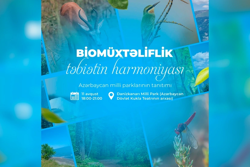 Azərbaycanın milli parklarının tanıtımı adlı tədbir keçiriləcək