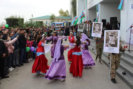 Sabirabadda Zəfər Günü təntənəli qeyd olunub