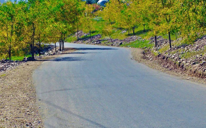 Gədəbəydə daha bir yolun inşası başa çatıb