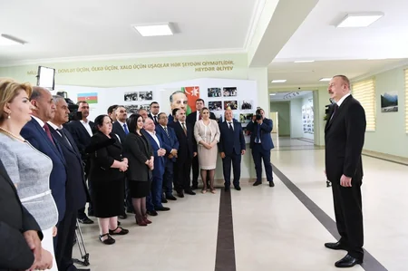 President Ilham Aliyev inaugurated Gobu Park residential complex for IDPs in Garadagh district